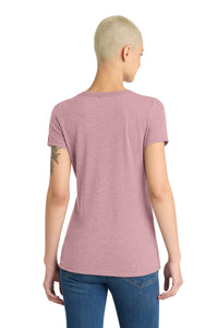 District Women's Perfect Tri V-Neck Tee - Heathered Lavender Back