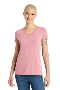 District Women's Perfect Tri V-Neck Tee - Wisteria Heather