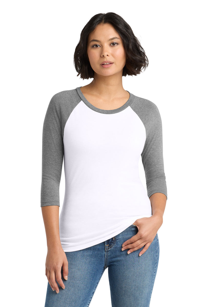 District Women's Perfect Tri 3/4-Sleeve Raglan