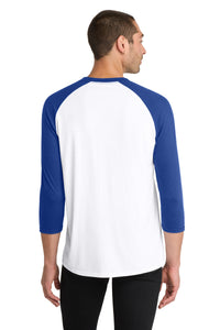 District  Perfect Tri 3/4-Sleeve Raglan - Deep Royal/ White Back