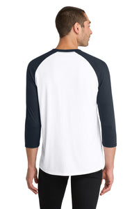 District  Perfect Tri 3/4-Sleeve Raglan - New Navy/ White Back