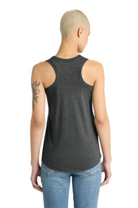 District  Women's Perfect Tri Racerback Tank - Black Frost Back