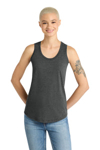 District  Women's Perfect Tri Racerback Tank - Black Frost
