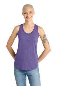 District  Women's Perfect Tri Racerback Tank - Purple Frost