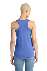 District  Women's Perfect Tri Racerback Tank - Royal Frost Back