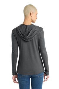 District Women's Perfect Tri Long Sleeve Hoodie - Charcoal Back