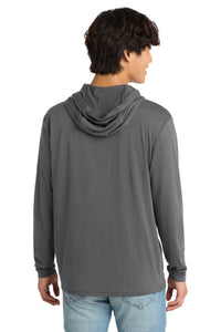 District Perfect Tri Long Sleeve Hoodie - Charcoal Back