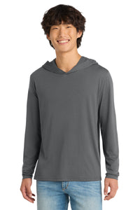 District Perfect Tri Long Sleeve Hoodie - Charcoal