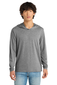 District Perfect Tri Long Sleeve Hoodie - Grey Frost