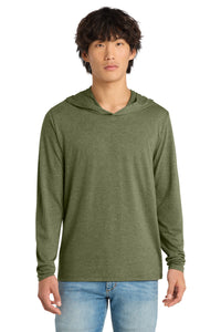 District Perfect Tri Long Sleeve Hoodie - Military Green Frost