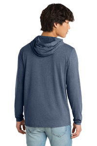 District Perfect Tri Long Sleeve Hoodie - Navy Frost Back