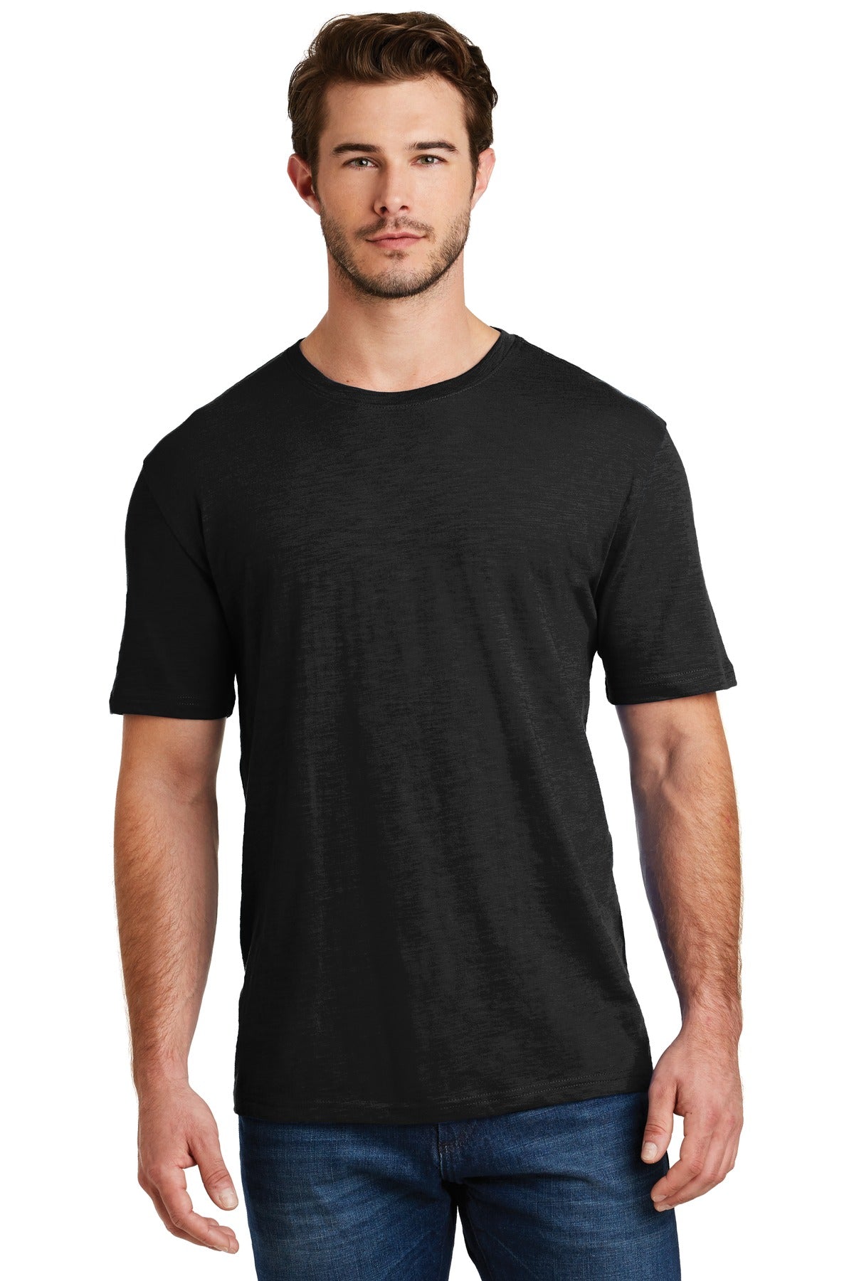 DISCONTINUED District Super Slub Tee - Black