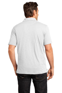 DISCONTINUED District Made - Mens Slub Polo - White Back