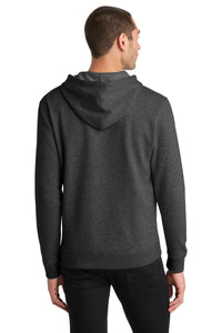 District Lightweight Fleece Hoodie - Heathered Black Back