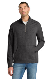 District Lightweight Fleece 1/4-Zip - Heathered Black