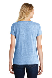 DISCONTINUED District  Women's Astro V-Neck Tee - Royal Astro Back