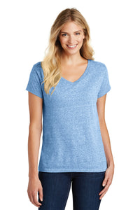 DISCONTINUED District  Women's Astro V-Neck Tee - Royal Astro
