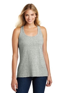 DISCONTINUED District   Women's Astro Twist Back Tank - Grey Astro