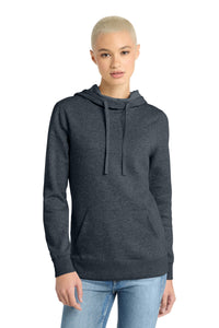 District  Women's Lightweight Fleece Hoodie - Heathered Navy