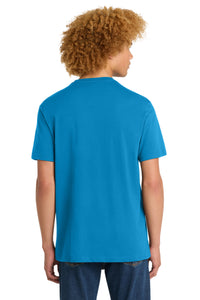 District Perfect Weight Tee - Bright Turquoise Back