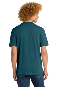 District Perfect Weight Tee - Caribbean Blue Heather Back