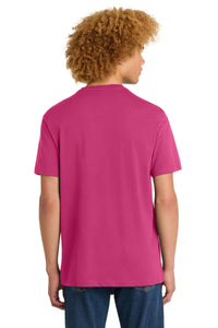District Perfect Weight Tee - Dark Fuchsia Back