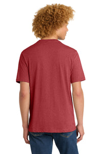 District Perfect Weight Tee - Heathered Red Back