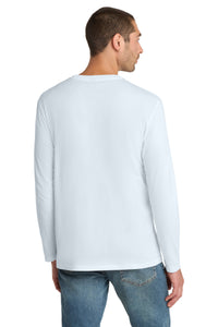 District  Perfect Weight Long Sleeve Tee - Bright White Back
