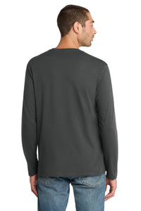 District  Perfect Weight Long Sleeve Tee - Charcoal Back