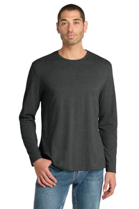 District  Perfect Weight Long Sleeve Tee - Heathered Charcoal