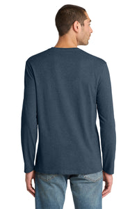 District  Perfect Weight Long Sleeve Tee - Heathered Navy Back