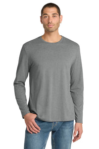 District  Perfect Weight Long Sleeve Tee - Heathered Steel