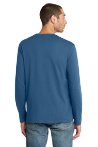 District  Perfect Weight Long Sleeve Tee - Maritime Blue Back