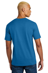 District Perfect Weight Icon Tee DT106 - Bright Blue Back
