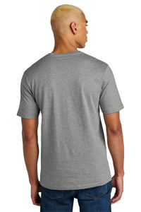 District Perfect Weight Icon Tee DT106 - Heathered Steel Back