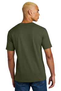 District Perfect Weight Icon Tee DT106 - Military Green Back