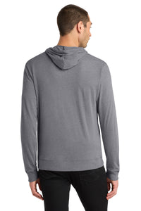 District Jersey Full-Zip Hoodie - Dark Heather Grey Back