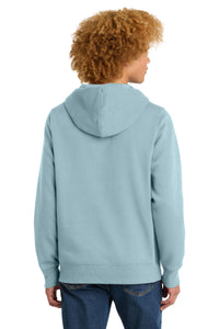 District  Perfect Weight  Fleece Hoodie DT1101 - Blue Fog Back