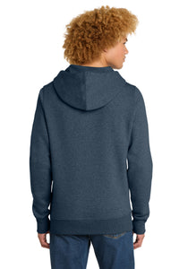 District  Perfect Weight  Fleece Hoodie DT1101 - Heathered Navy Back
