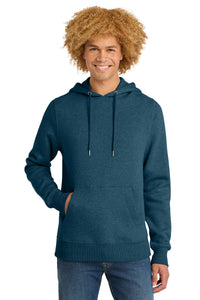 District  Perfect Weight  Fleece Hoodie DT1101 - Heathered Poseidon Blue