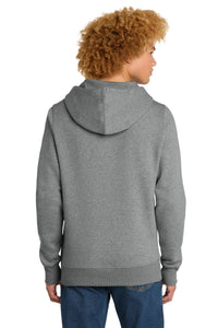 District  Perfect Weight  Fleece Hoodie DT1101 - Heathered Steel Back