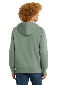District  Perfect Weight  Fleece Hoodie DT1101 - Laurel Green Back