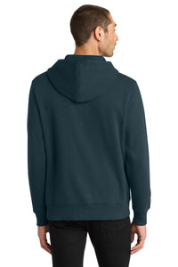 District  Perfect Weight  Fleece Full-Zip Hoodie DT1103 - New Navy Back