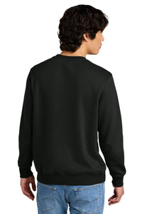 District Perfect Weight Fleece Crew DT1106 - Jet Black Back