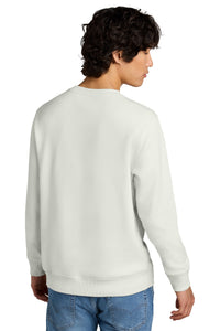 District Perfect Weight Fleece Crew DT1106 - White Onyx Back