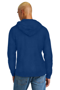 District Perfect Tri Fleece Pullover Hoodie DT1300 - Deep Royal Back