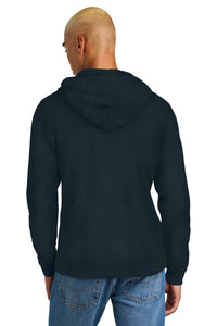 District Perfect Tri Fleece Pullover Hoodie DT1300 - New Navy Back