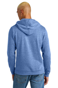 District Perfect Tri Fleece Pullover Hoodie DT1300 - Royal Frost Back
