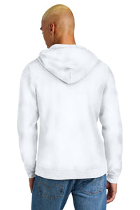 District Perfect Tri Fleece Pullover Hoodie DT1300 - White Back