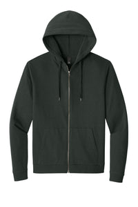 District Perfect Tri Fleece Full-Zip Hoodie DT1302 - Deepest Grey